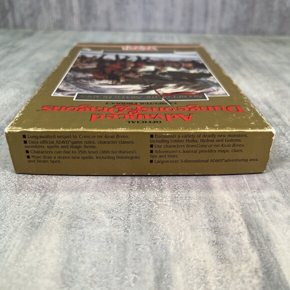 Advanced Dungeons & Dragons: Secret of the Silver Blades 1990 Tandy PC Big Box - Picture 4 of 16